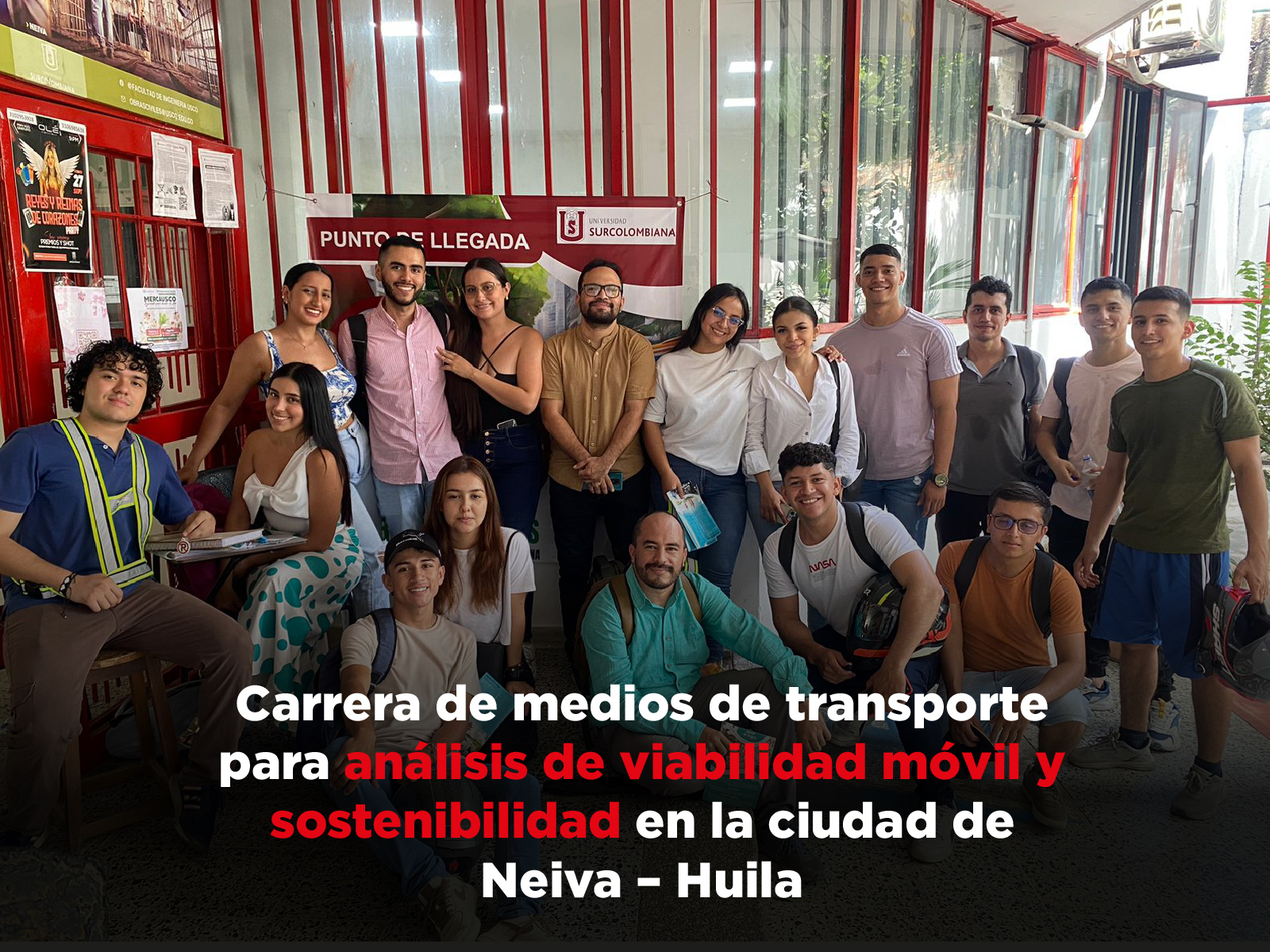 Carrera de medios de transporte para análisis de viabilidad móvil y sostenibilidad en la ciudad de Neiva – Huila