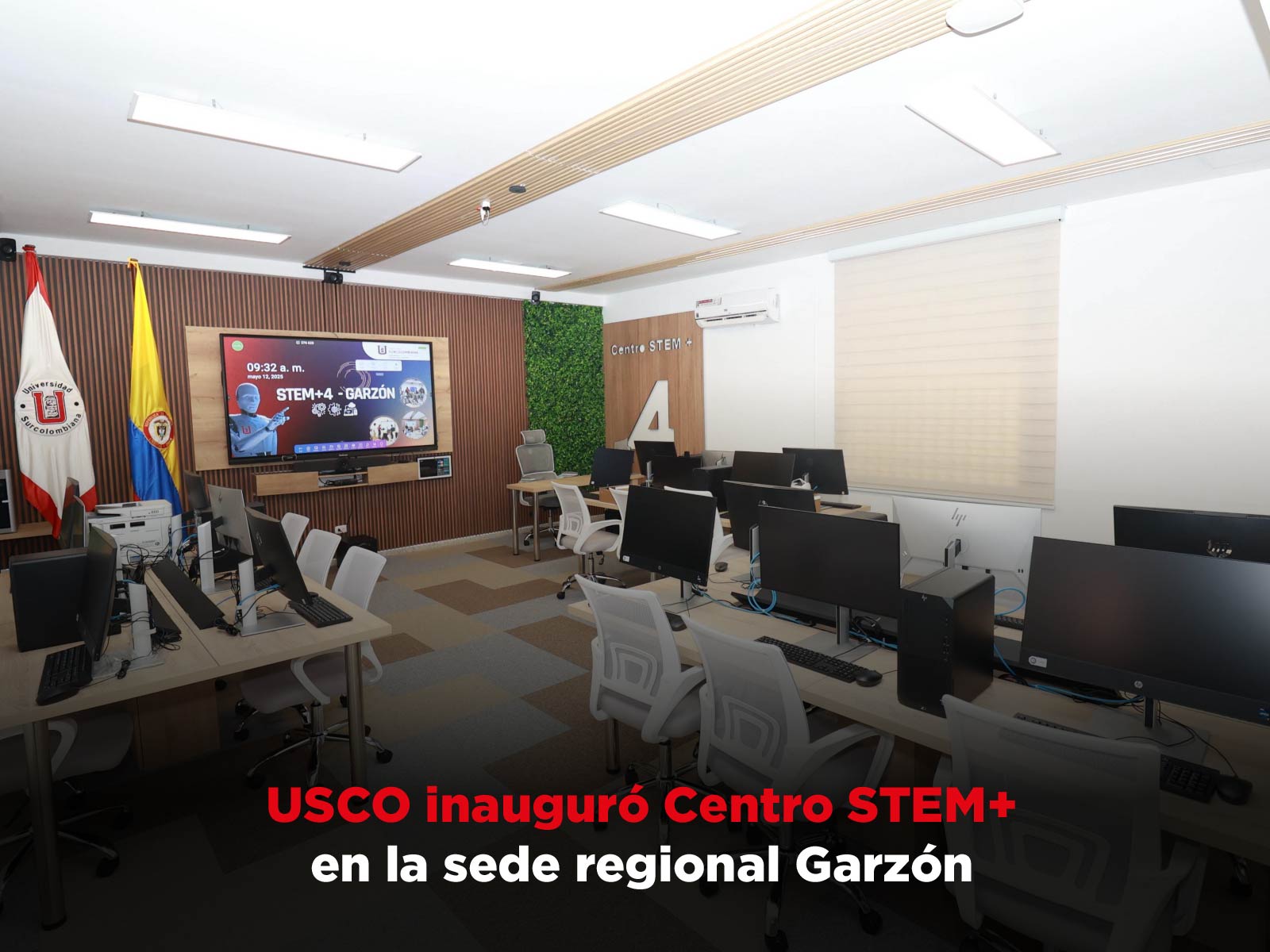 USCO inauguró Centro STEM+ en la sede regional Garzón
